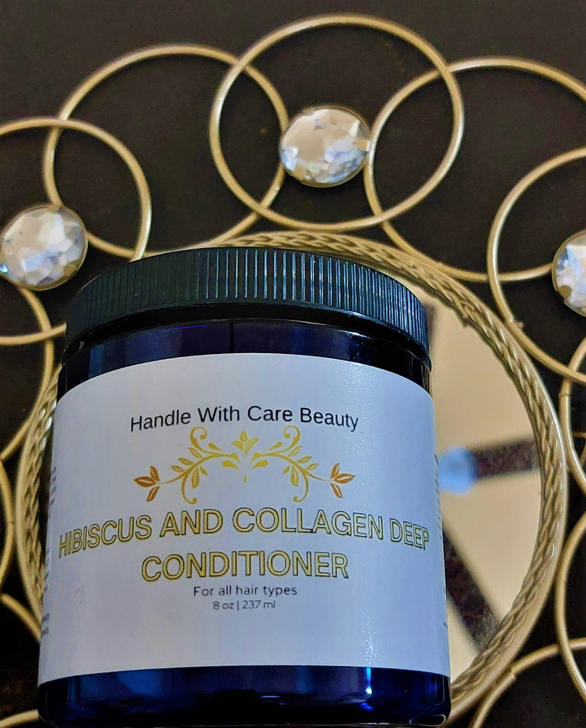 hibiscus and collagen deep conditioner handle with care beauty